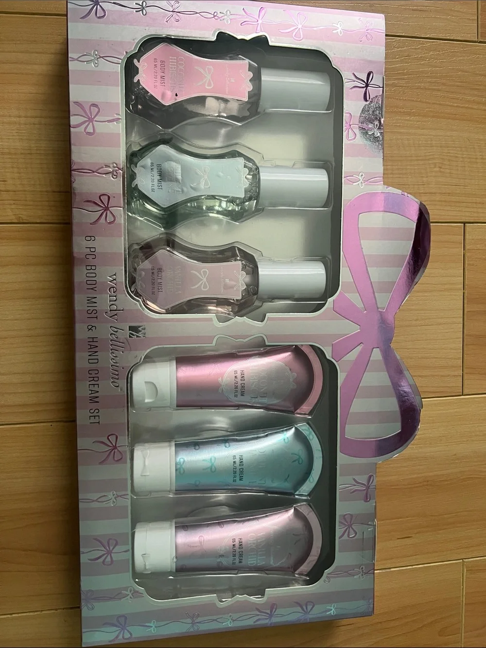 Wendy Bellissimo Pink & Light Blue Bath & Body Gift Set